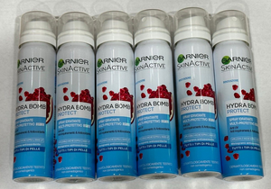 LOT OF 6 - Garnier Skin Active Hydra Bomb Protect Spray SPF 30 , 75ml Anti-UV