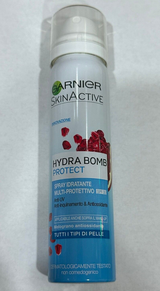 LOT OF 6 - Garnier Skin Active Hydra Bomb Protect Spray SPF 30 , 75ml Anti-UV
