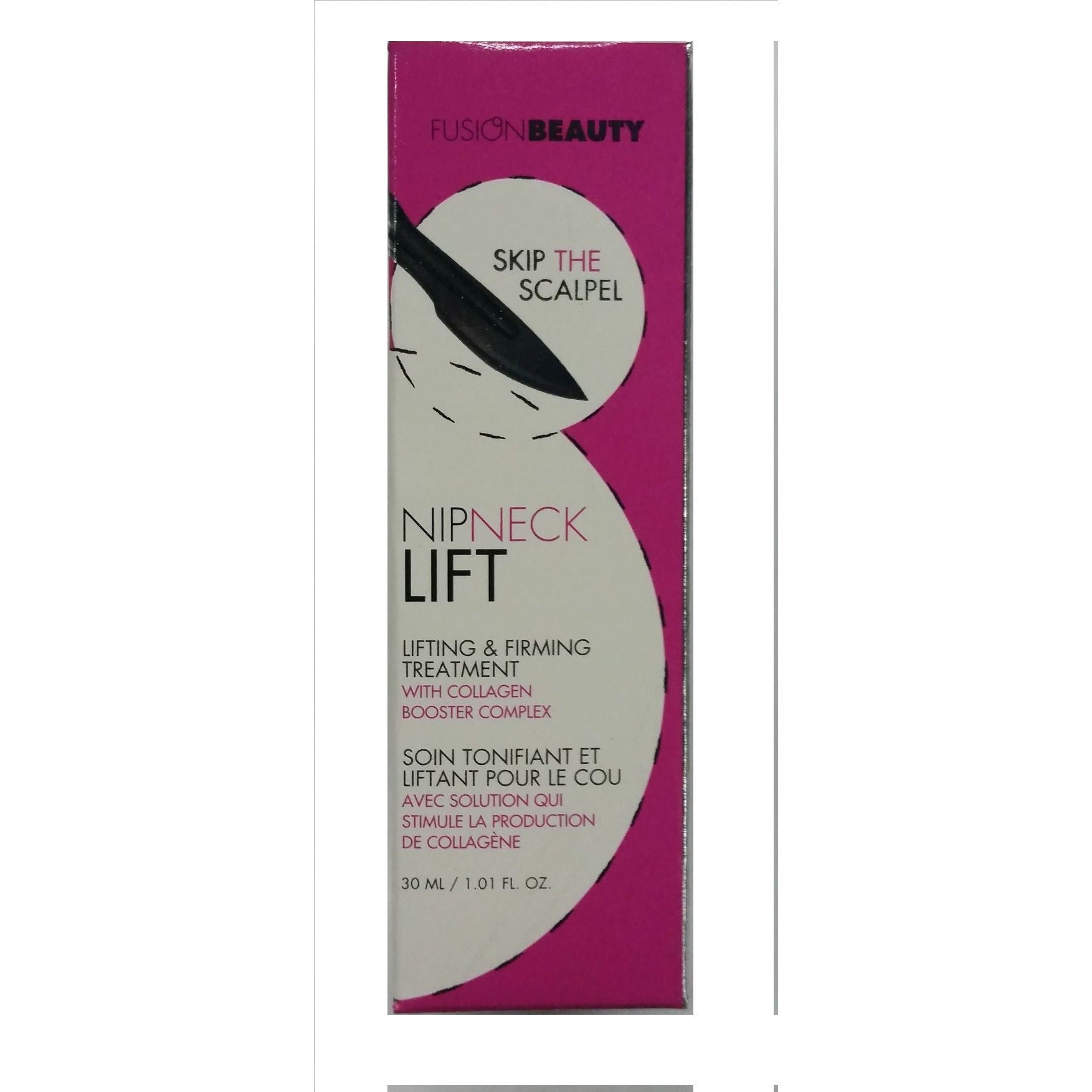 Fusion Beauty NipNeckLift Lifting & Firming Treatment With Collagen Booster Complex 1.01 fl oz / 30ml
