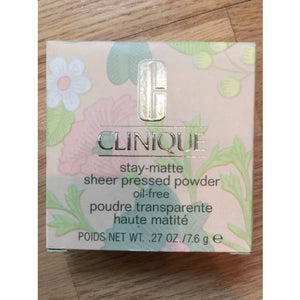 Clinique Stay-Matte Sheer Pressed Powder 17 Stay Nutmeg, 0.27 Ounce